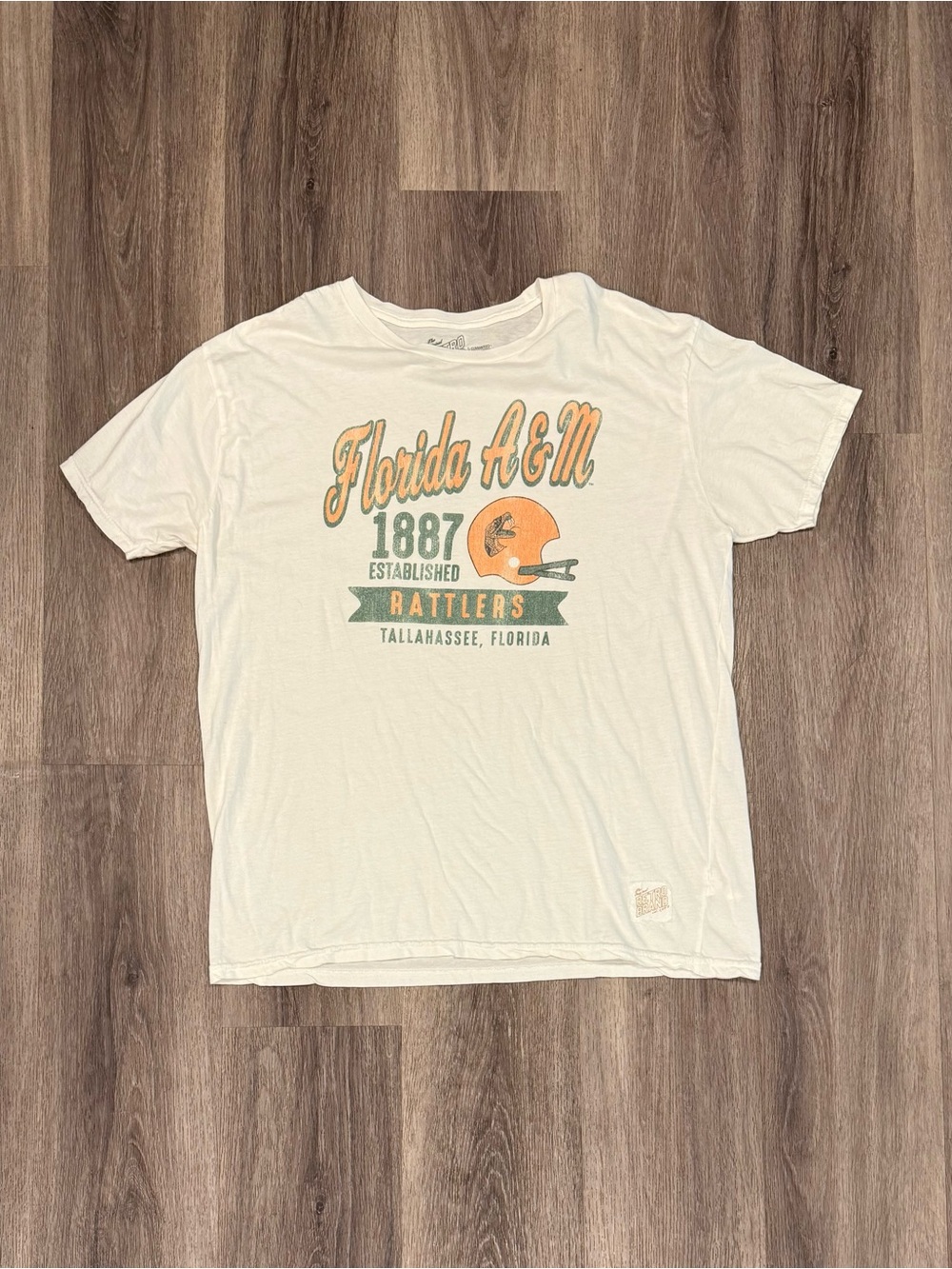 Original Retro Brand Florida A&M Cream Graphic Tee
